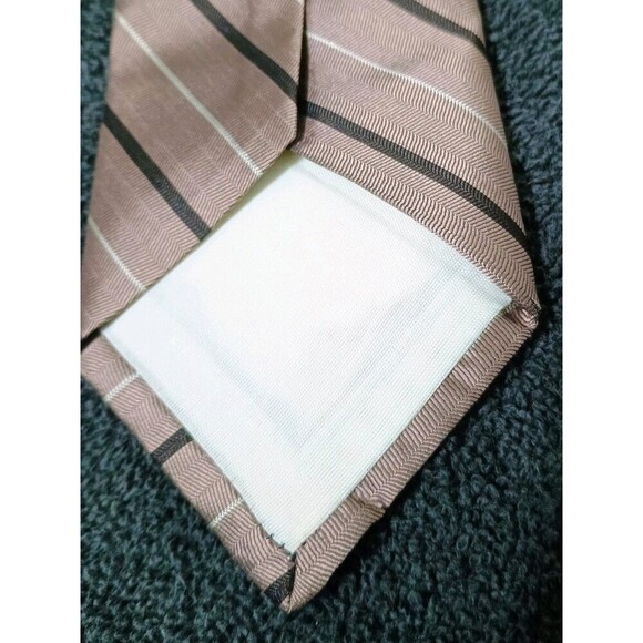 Lot Of 3 Paco Rabanne Necktie 100% Silk Made In Italy Parsley, Striped, And Blue - Picture 5 of 16